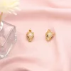 Cross-border European and American fashion exaggerated leopard head stud earrings for women on Instagram, trendy, niche, light luxury and high-end leopard head earrings Specification image